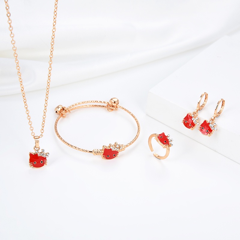 set perhiasan titanium anak wanita anti lapis emas karat isi love silver dan tidak luntur perak perempuan murah asli murah silver antikarat lapis kalung dan anting terbaru gelang dan cincin 24k 37s