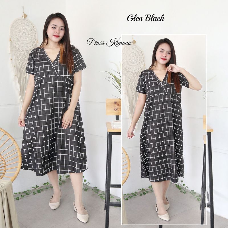 PIYAMA DASTER BAJU DEWASA WANITA JUMBO MURAH MIDI DRESS FASHIONABLE