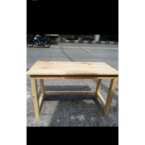 meja jati belanda 100X50X75cm