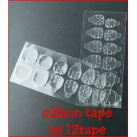 (NCS) COD LEM KUKU Silicone Tape FAKE NAILS Art Glue LEM TEMPEL Stiker Kuku Palsu ISI 12