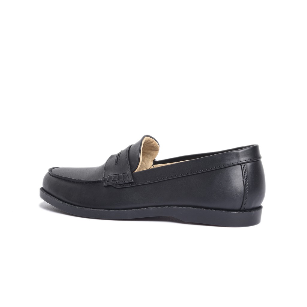 Jack Footwear  - Sepatu Loafers Kerja Formal Pria Pantofel Black