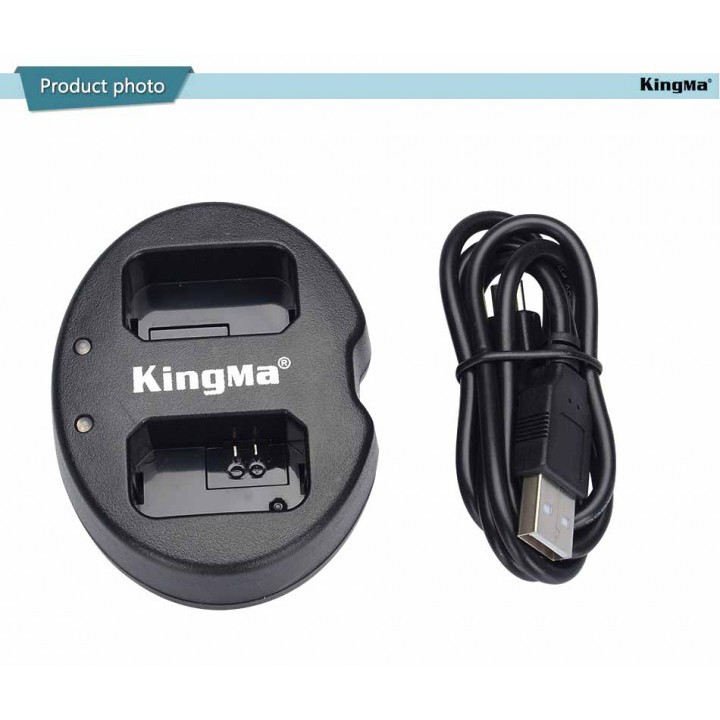 Original KINGMA Dual Charger Battery NP-FW50 2 Set