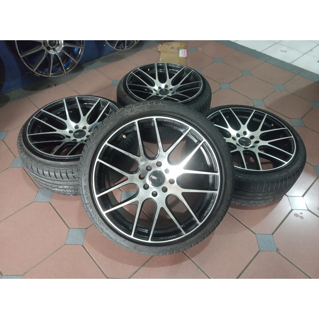 velg mobil bekas racing untuk mobil sigra cayla livina avanza xenia ring 17 plus ban accelera