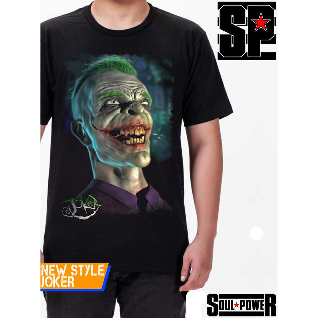 KAOS DISTRO 3D SATUAN DC COMICS NEW STYLE JOKER ORIGINAL SOULPOWERSTYLE