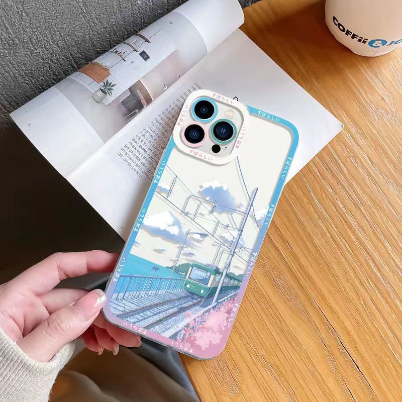 Soft Case Silikon TPU Transparan Shockproof Cover IPhone 14 13 12 11 Pro XS Max X XR 8 7 6 6S Plus