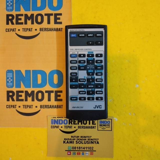 REMOTE TAPE AUDIO MOBIL JVC RM-RK230 ORIGINAL