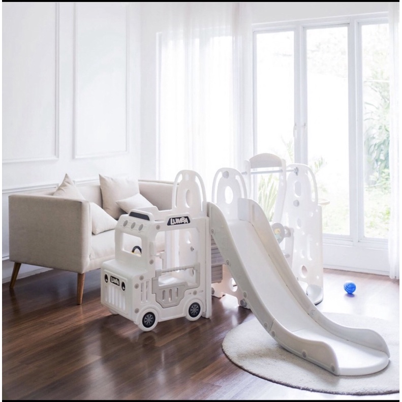 Tayo slide and swing 4in1 playground perosotan anak prosotan anak ayunan anak mainan mobil mobilan a