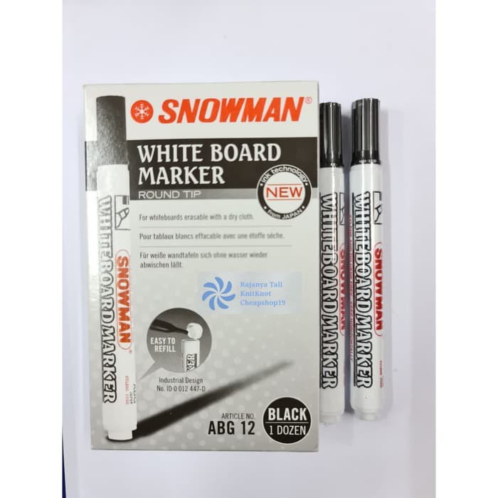 

ABG12 SPIDOL SNOWMAN WHITEBOARD ABG-12 RJT