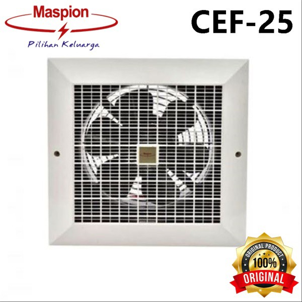 Maspion Exhaust Fan Plafon 10 Inch CEF-25 - Ceiling Exhaust Fan Maspion CEF25 CEF 25