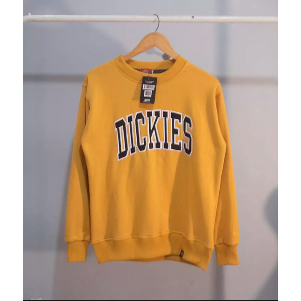 COD - Sweater Hoodie Crewneck Dickies Original Distro Untuk Pria Dan Wanita Bahan Tebal