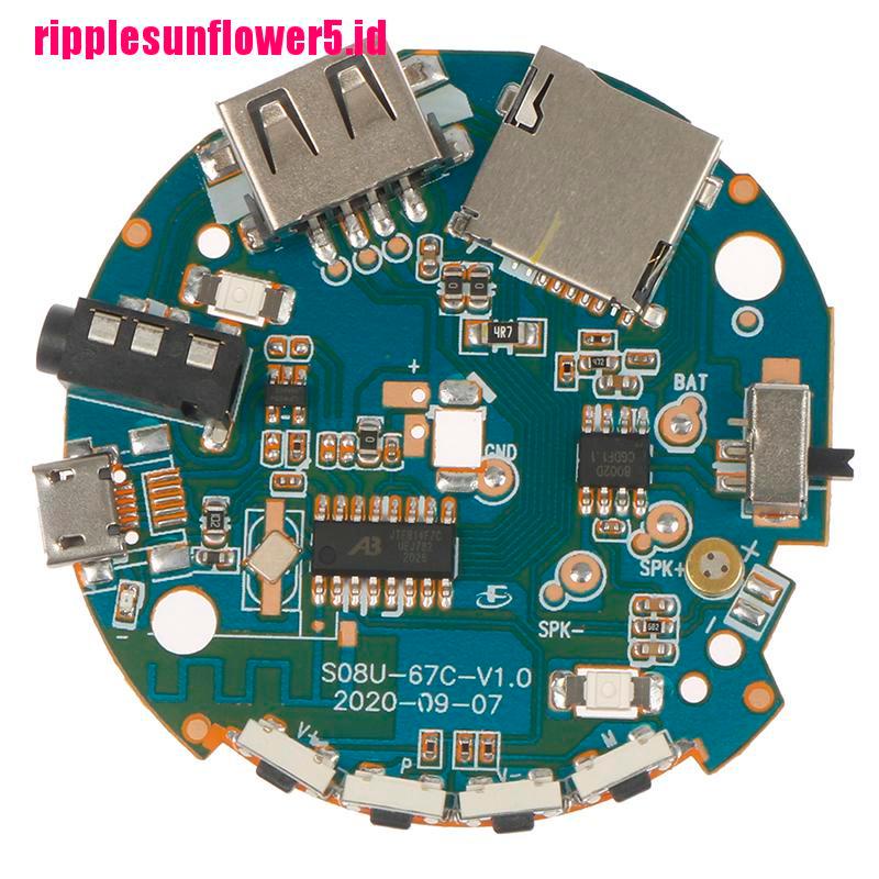 Papan Amplifier Audio MP3 Decoder Receiver Bluetooth Multifungsi 3.7-5V