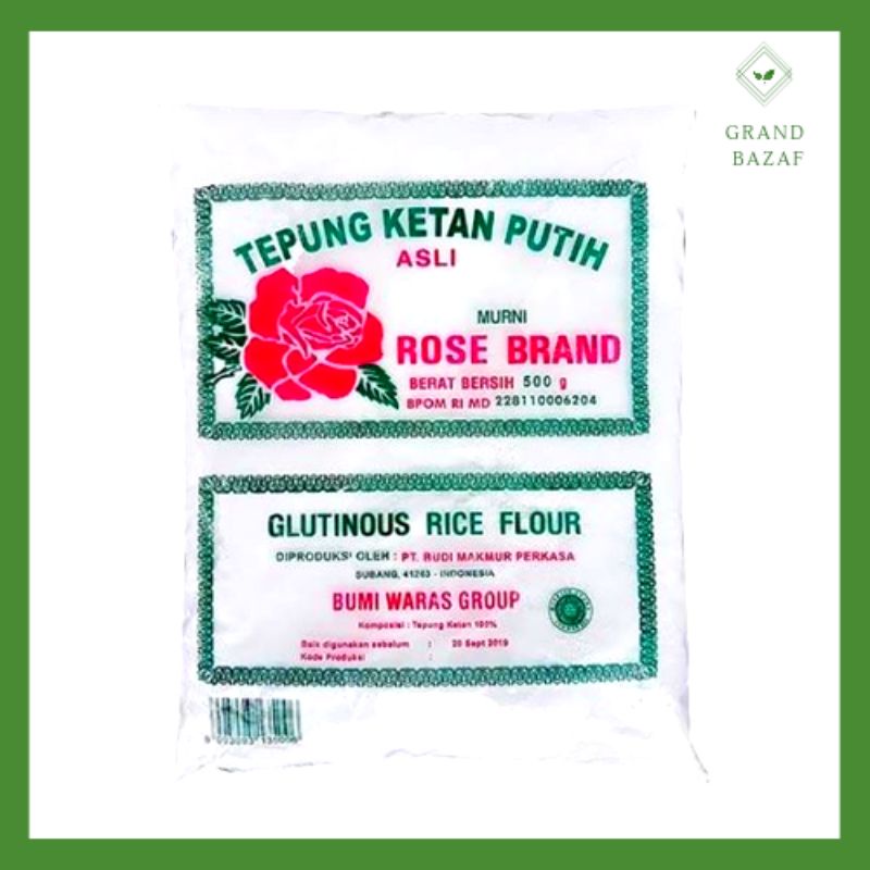 

ROSE BRAND Tepung Ketan Putih 500gr