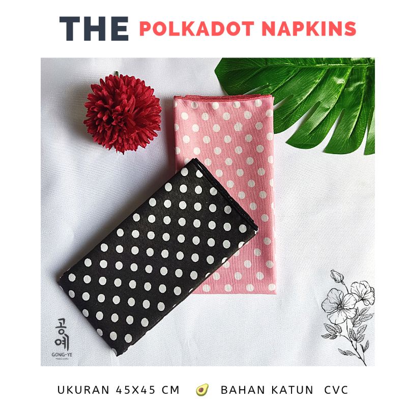 Kain Hampers Serbet Katun Serbet Fotografi Serbet Polkadot Furoshiki