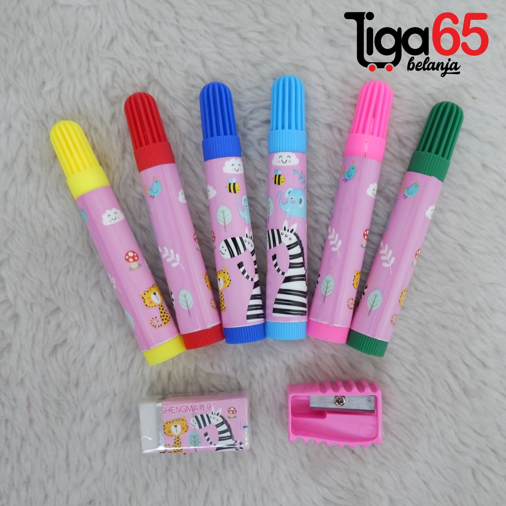 365 STATIONERY SET #41176 Buku &amp; Alat Tulis Anak / Karakter Fancy Gambar Lucu