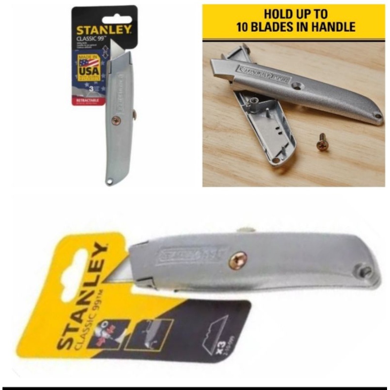 

Pisau Cutter Stanley 10-099 Classic 99 Retractable Utility Knife