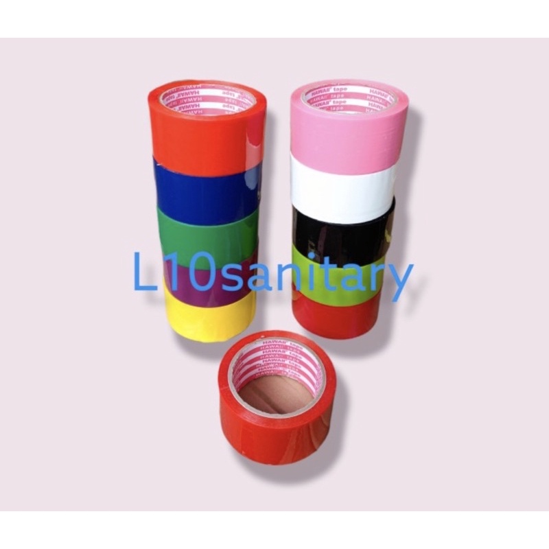 Lakban OPP Blok Segel Line / Lakban Warna Warni 2” Inch 48mm Bukan Nachi Daimaru