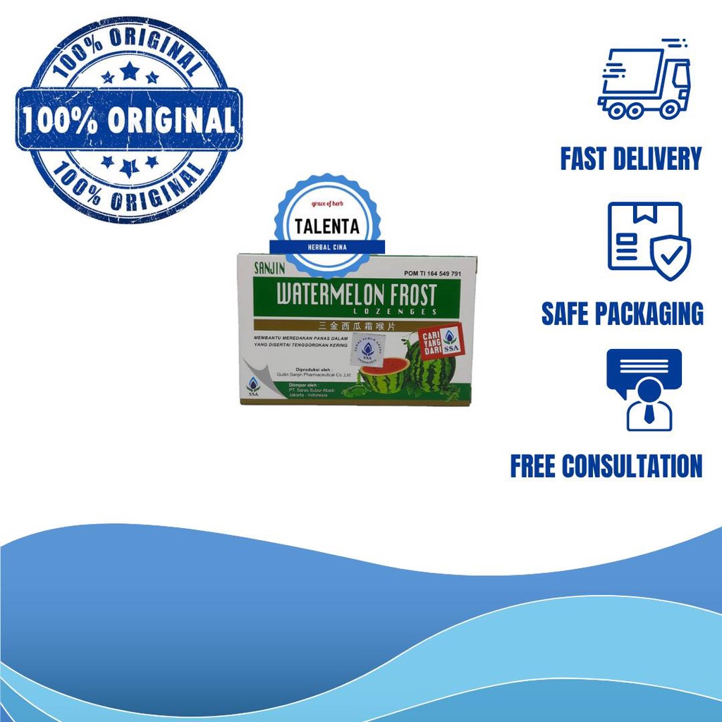 

WATERMELON FROST – PERMEN SEMANGKA, PERMEN BATUK DAN SAKIT TENGGOROKAN.