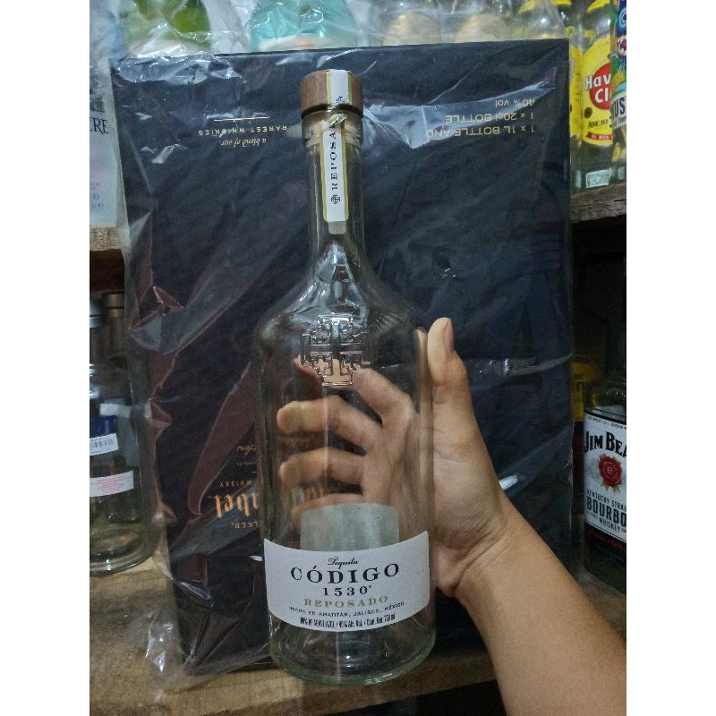botol bekas tequila codigo keren