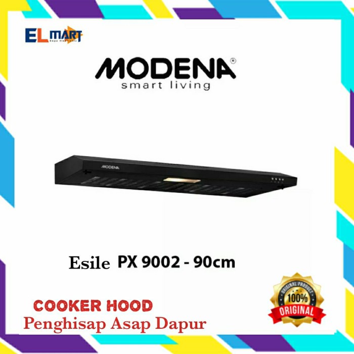 Modena Slim Cooker Hood PX 9002 Penghisap Asap Dapur 90cm Esile