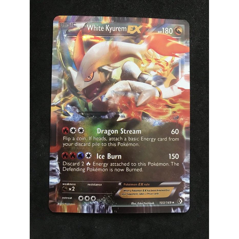 Kartu Pokemon TCG Sun&Moon White Kyurem EX (harga/kartu) #2