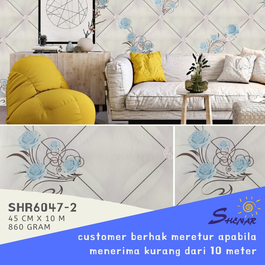 WALLPAPER 45X10M / WALLPAPER STIKER DINDING PVC/STIKER DINDING KAMAR TIDUR ANAK/ WALLPAPER KARAKTER/ WALLPAPER STIKER RUANG TAMU DAPUR, SHENARCORNER168