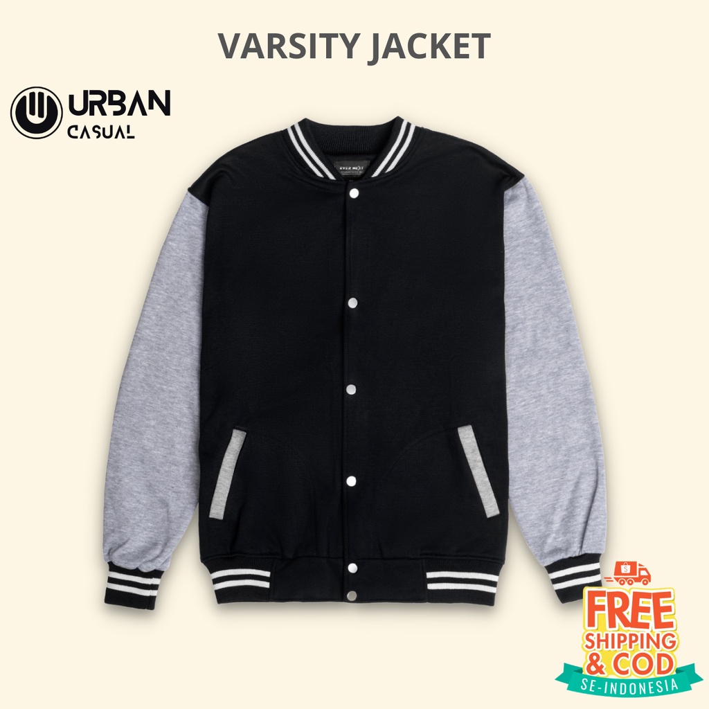 Varsity Jacket Baseball Pria Wanita Kasual Premium Vintage Unisex Fashionable Bomber Racing Terbaru Kekinian Outdoor Travelling Jakarta Bandung Oiginal COD