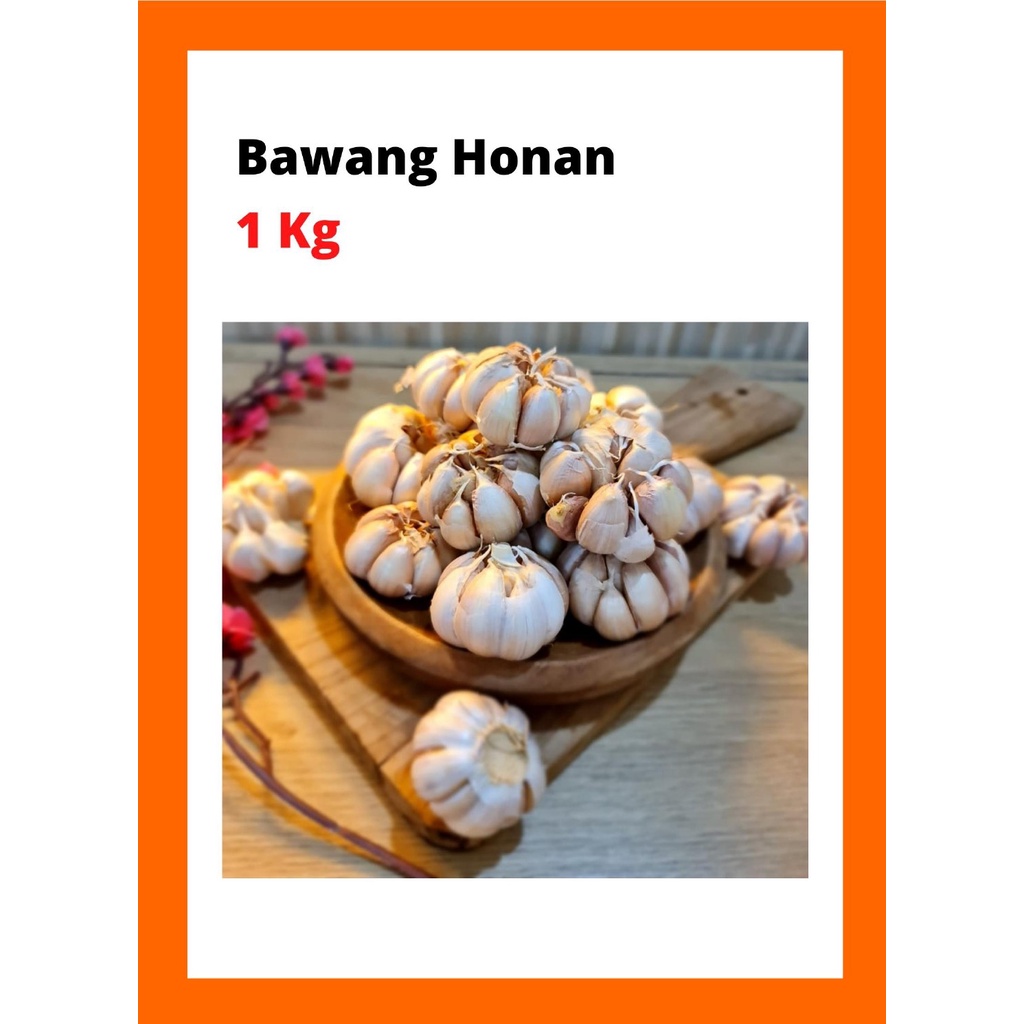 IMPORTIR Bawang Putih Honan/ Bawang Putih Banci / Bawang Putih 1Kg