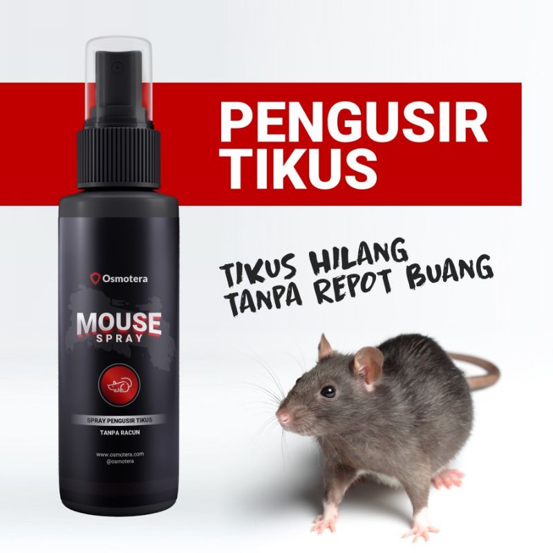 Osmotera Mouse Spray pengusir tikus pembasmi tikus tanpa racun rat repellent mouse repellent