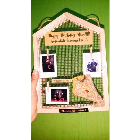 [READY] KADO UNIK HANDMADE CRAFT PHOTO POLAROID [GIFT BOX HAMPERS BIRTHDAY ANNIVERSARY KOTAK KADO]-Home Sweet