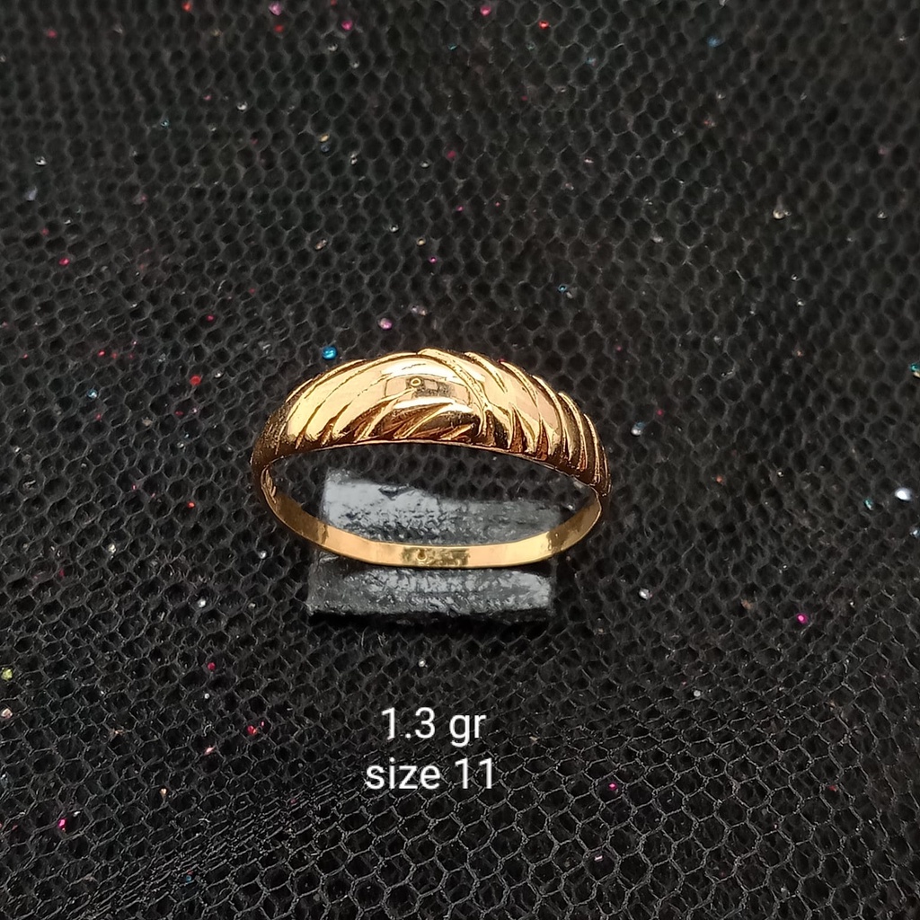 Cincin Emas 17K - 1.3 gr Kadar 750 - 241