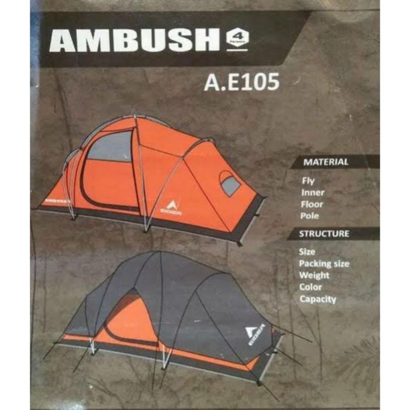 Tenda 4p / AMBUSH 4P