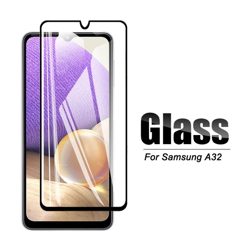PROMO Tempered Glass Samsung A32 5G Screen Guard Protector Phone Tempered Glass Layar FULL Cover