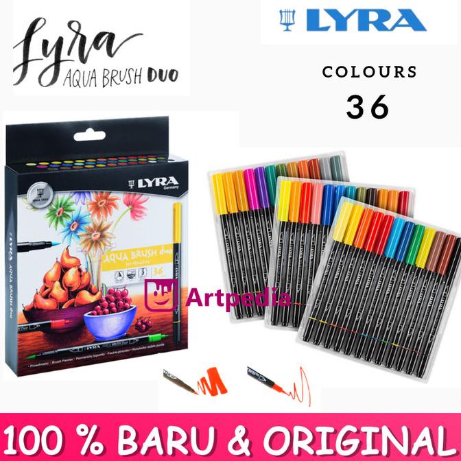

(BISA COD) Lyra Aqua Brush Duo Dual Pen 36 Colors Set / LYRA Aqua Brush Duo 36 PRODUK TERBATAS Kode 721