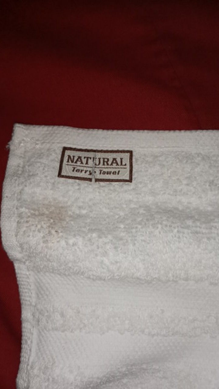 Rc Handuk Natural Putih Tanggung Ukuran 50x100 Cm Seri B