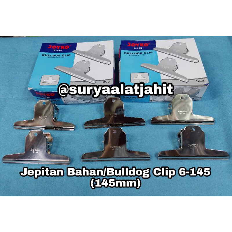 Jepitan Bahan Bulldog Clip 6-145 (145mm) Jk =rp.9.500/1pcs