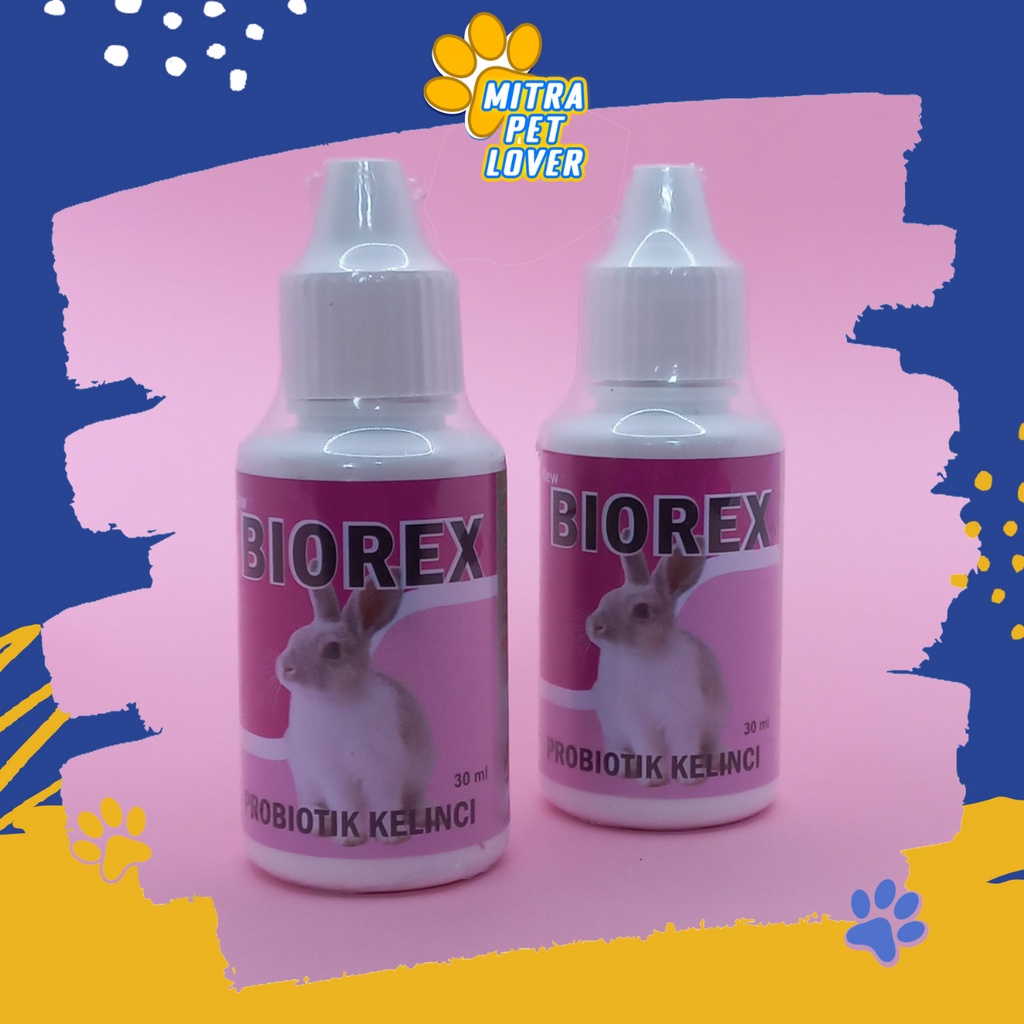 PENAMBAH NAFSU MAKAN KELINCI - BIOREX 30 ML - PROBIOTIK TINGKATKAN IMUN DAYA TAHAN TUBUH &amp; NAFSU MAKAN RABBIT - SUPLEMEN ANTI STRESS - MURAH GARANSI ASLI KUALITAS ORIGINAL - PET ANIMAL HEALTHCARE &amp; VETERINARY TAMASINDO OBAT &amp; VITAMIN HEWAN  MITRAPETLOVER