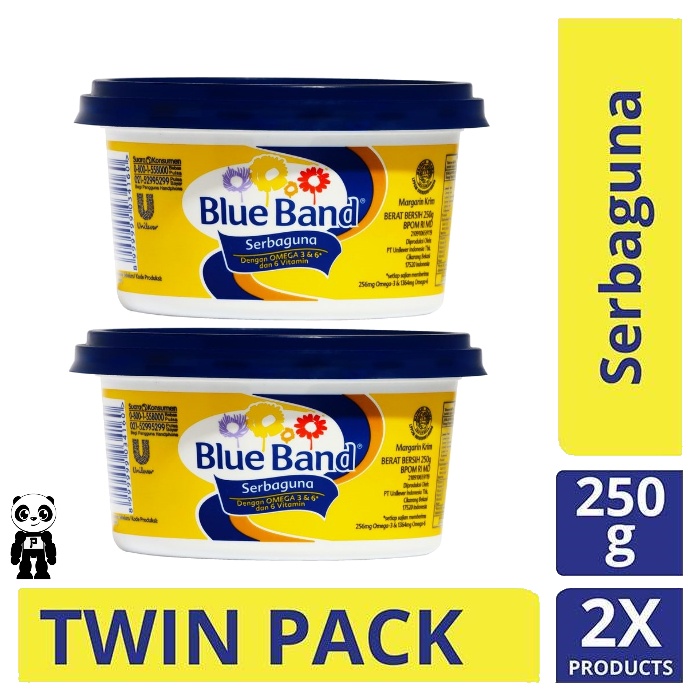 

Blueband Margarin Serbaguna 250g X 2Pcs Blue Band Margarine