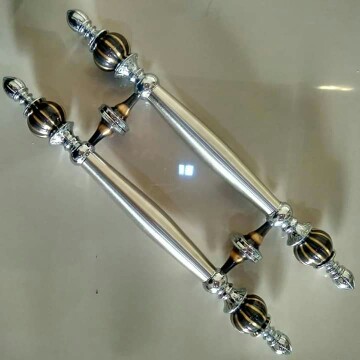 Handle Pintu Rumah Minimalis / Pegangan Pintu Rumah Gagang Tarikan Pintu Rumah Kuningan Antik 45 Cm