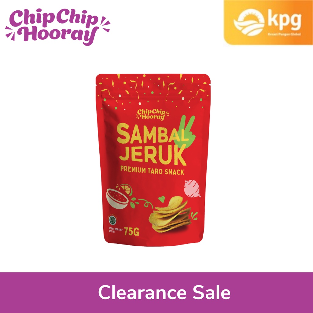 

Chip Chip Hooray Premium Taro Snack - Sambal Jeruk - 75 g - Clearance Sale Near ED