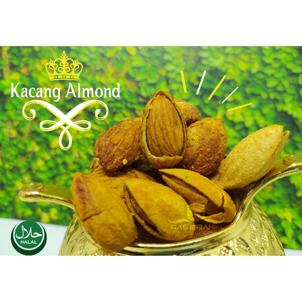 

Kacang Almond Panggang 1kg Siap Makan Matang Oleh Oleh Haji