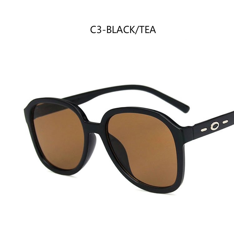 Korean fashion ins big frame retro sunglasses for men and women