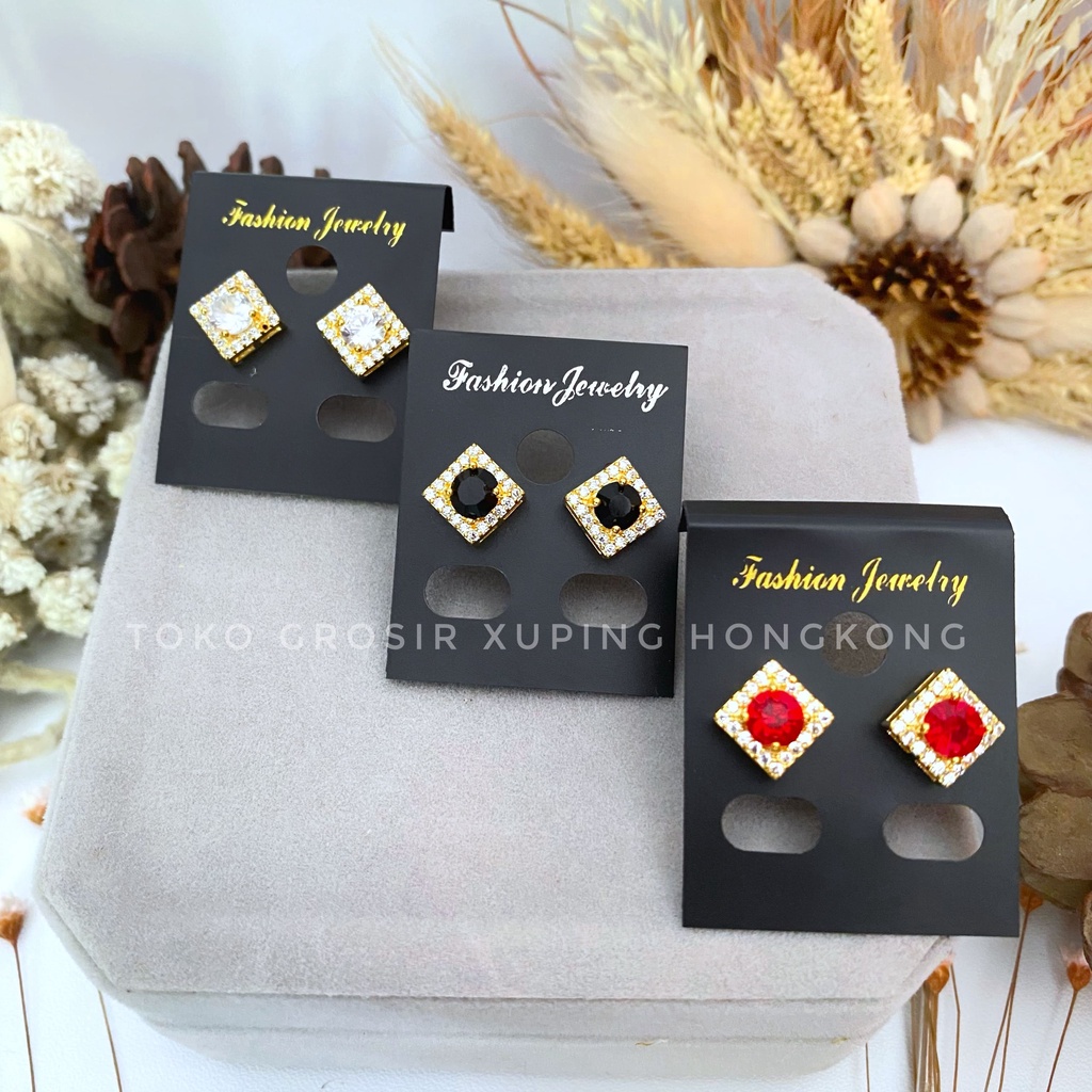 Sumpel/Anting Tusuk/Anting Stud/Giwang Xuping Hongkong bahan tembaga hongkong lapis emas hongkong an