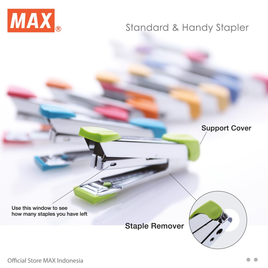 

Staples Stapler Jepretan Max HD-10 5 Colors / 5 Warna