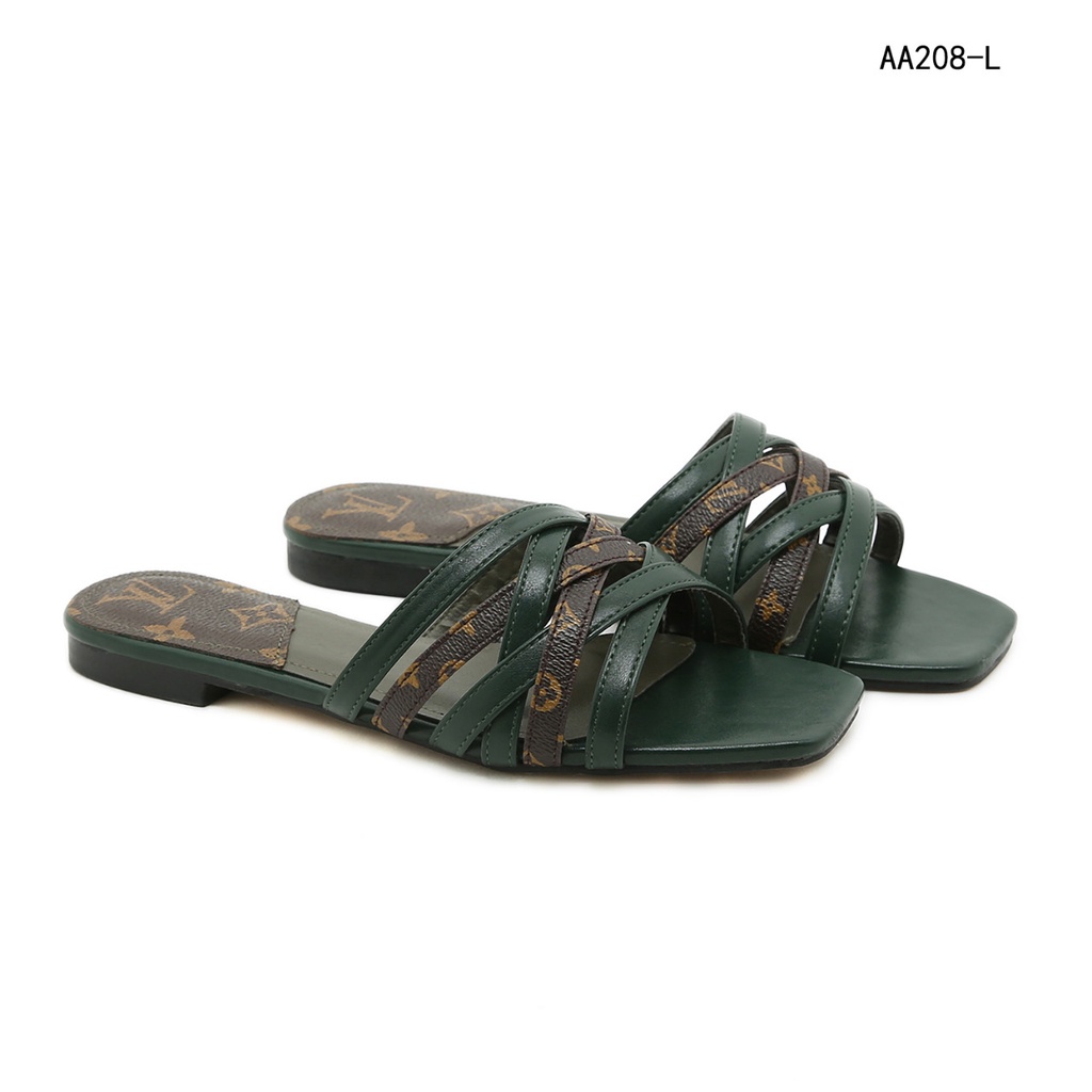 Revival Mule Flat Sandals #AA208-L