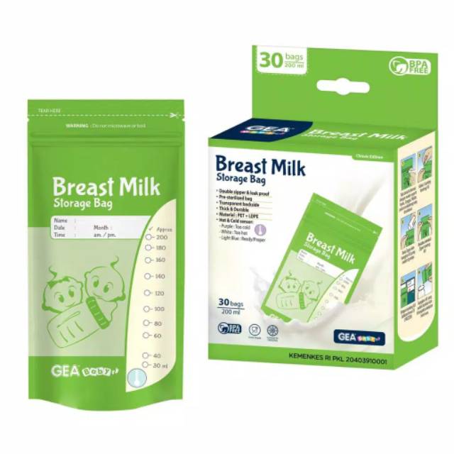 CROWN Baby Kantong Asi / Milk Bag Safari Edition 120ml Isi 30pcs KANTONG ASI breast milk storage bag SENSOR PANAS 120 200 250 ml kantung plastik Susu asip botol kaca ice gel KANTONG ASI bayi Baby Breast Milk Storage Bag Safari Edition 120ml ISI 30 PCS KAN