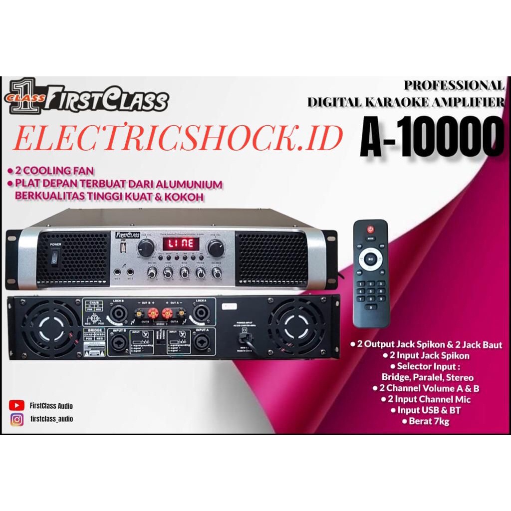 POWER AMPLIFIER FIRSTCLASS FC A1000 / FIRST CLASS FCA1000 BLUETOOTH