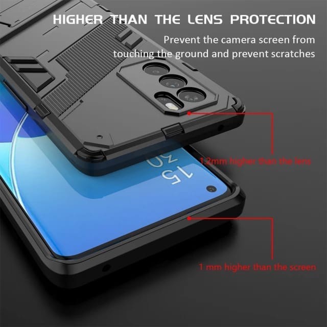 OPPO RENO 8 5G 4G 8 PRO RENO 7 5G RENO7 4G RENO 6 5G 6 PRO RENO6 4G SOFT CASE KICKSTAND CYBERPUNK SERIES