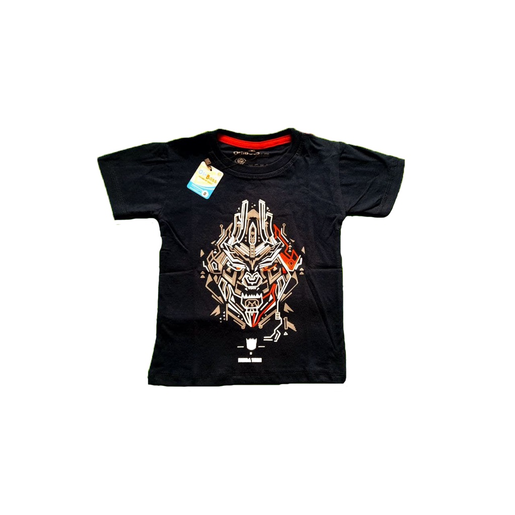 Kaos Anak (1-10 Tahun) Unisex Combed 30S / T-shirt anak Sablon Plastisol / Motif Megatron-1
