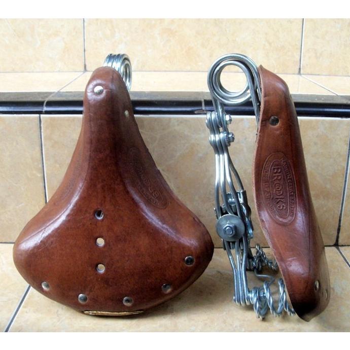 Turun Harga sadel sepeda onthel sadel gelung sepeda onthel jok onthel kulit asli Murah