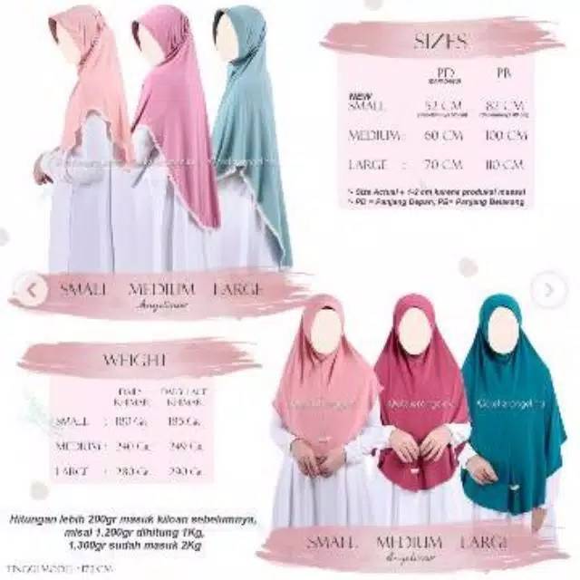 Daily Khimar Navy M by Atelier Angelina AA Atelier.angelina